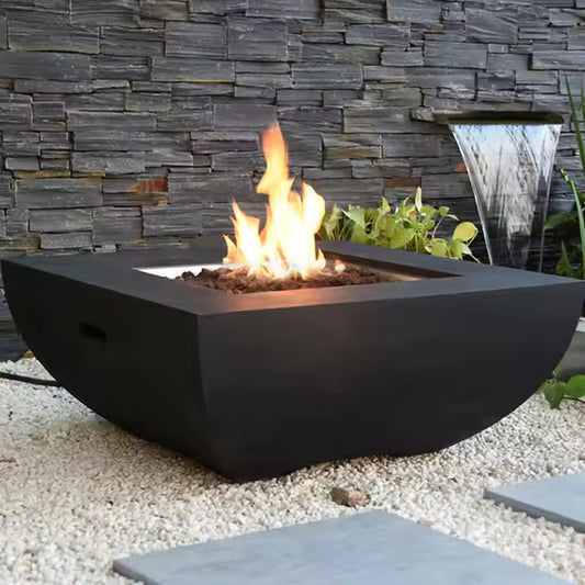 Modern Outdoor Firepit - Propane / Natural Gas